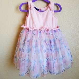 Calvin Klein Floral Tulle Dress 2T